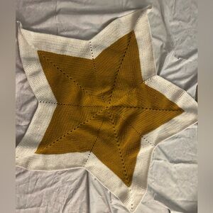 Handcrafted Crochet Star Blanket 43”